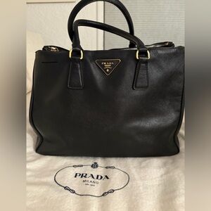 Authentic Prada Black Leather Women's Bag